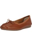 Clarks Ballerinas Dames Freckle Ice Leer Bruin