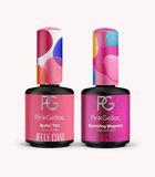 Pink Gellac Jelly Coat Gellak Set - Ballet Tint & Sparkling Magenta - 2 x 15ml