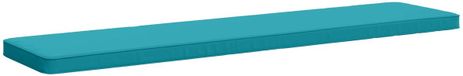 vidaXL - 1-delig - Bankkussen - VUGHT - 100% - Polyester - Turquoise