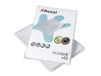 Rexel Ecodesk 2102243 A4-documentenmappen, 25,100% recyclebaar, milieuvriendelijk, 140 micron dik, mat oppervlak met reliëf, 2102243, transparant