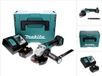 Makita DGA 506 RG1J accu haakse slijper 18 V 125 mm borstelloos + 1x oplaadbare accu 6.0 Ah + lader + Makpac