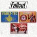 FaNaTtik Fallout Tin Signs 3 Pack Brands Tin signs