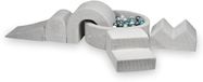Mimii Foam speelset met rond ballenbad 90x30 Corduroy + 5 elementen