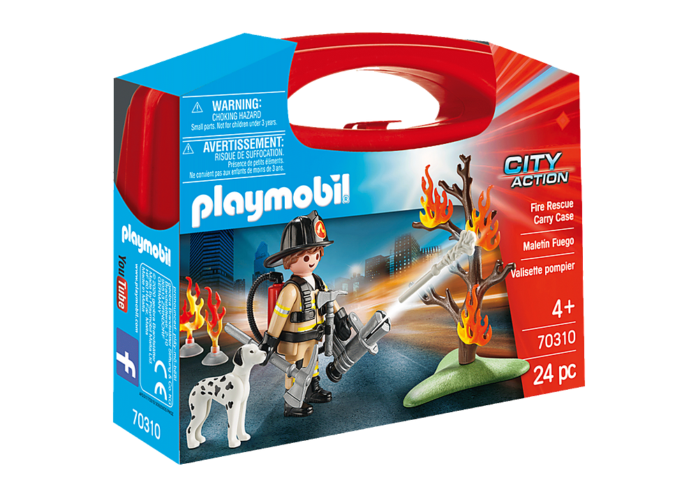 playmobil City Action Fire Rescue Carry Case