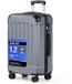 YONSLY Bagage cabine - 66cm - 66 L - Cijferslot - 360° Draaibare Wielen - Trolley - Gris