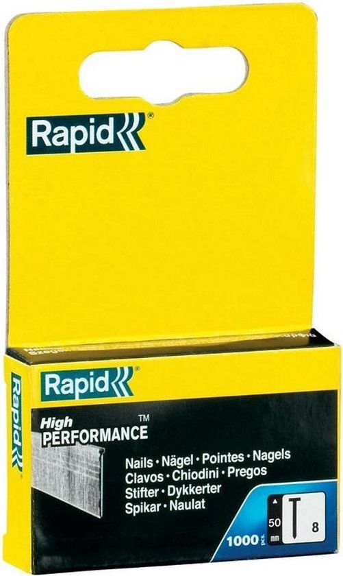 Rapid 40303067 Roestvrij Stalen Spijkers - 50mm - 1000 Stuks