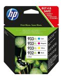 HP 932XL/933XL Ink Cartridge Multipack - Black, Cyan, Magenta, Yellow - Original
