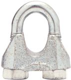 DX Staaldraadklem vz 741 kop 8mm beugel M6