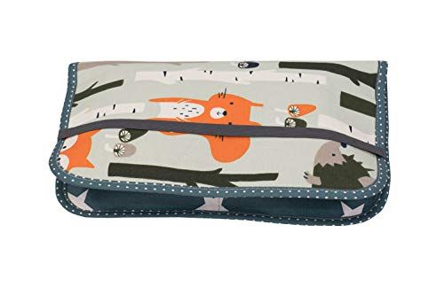 Ullenboom Patchwork Luiertas - bosdieren Petrol