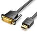 Vention adaptateur de câble vidéo ABFBI 3 m HDMI Type A (Standard) vers DVI-D Noir