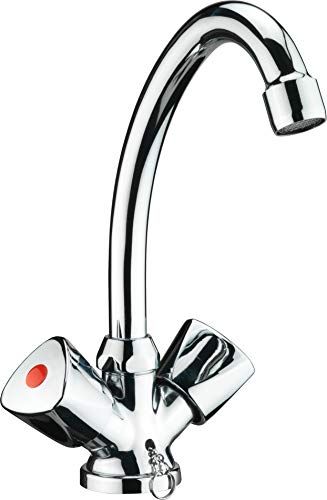 Cornat Wastafelmengkraan "Lisa" - Chroom - Draaibaar - Zonder Afvoergarnituur - LI113