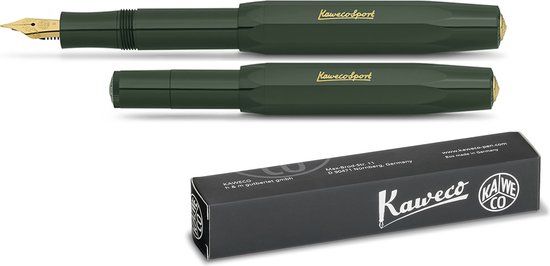 Kaweco Classic Sport Vulpen - Extra Broad punt - Groen