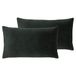 Evans Lichfield Sunningdale polyester gevulde kussens (Twin Pack), houtskool, 30 x 50 cm