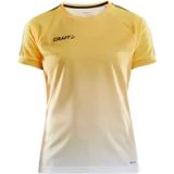 Craft Pro Control Fade Shirt Korte Mouw Dames - Geel | Maat: XS