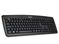 Hamlet XKKITA2-D1W-BK Toetsenbord Kantoor USB QWERTZ Duits Zwart