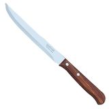 Arcos Serie Latina - universeel mes keukenmes - lemmet nitrum roestvrij staal 155 mm - handvat pakket hout kleur bruin