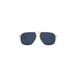 Dior Diorcannage A3u Lunettes De Soleil Femme Doré Carrées Bleu 58mm