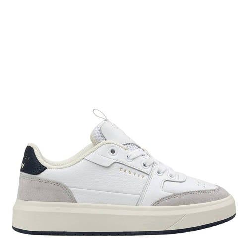Cruyff leren sneakers wit/grijs