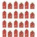 Calendrier de l'Avent DIY Maisons de Noël Kit de remplissage de boîtes