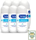 Sanex 6 x Dermo Protector Déodorant Roll-on - 53 ml