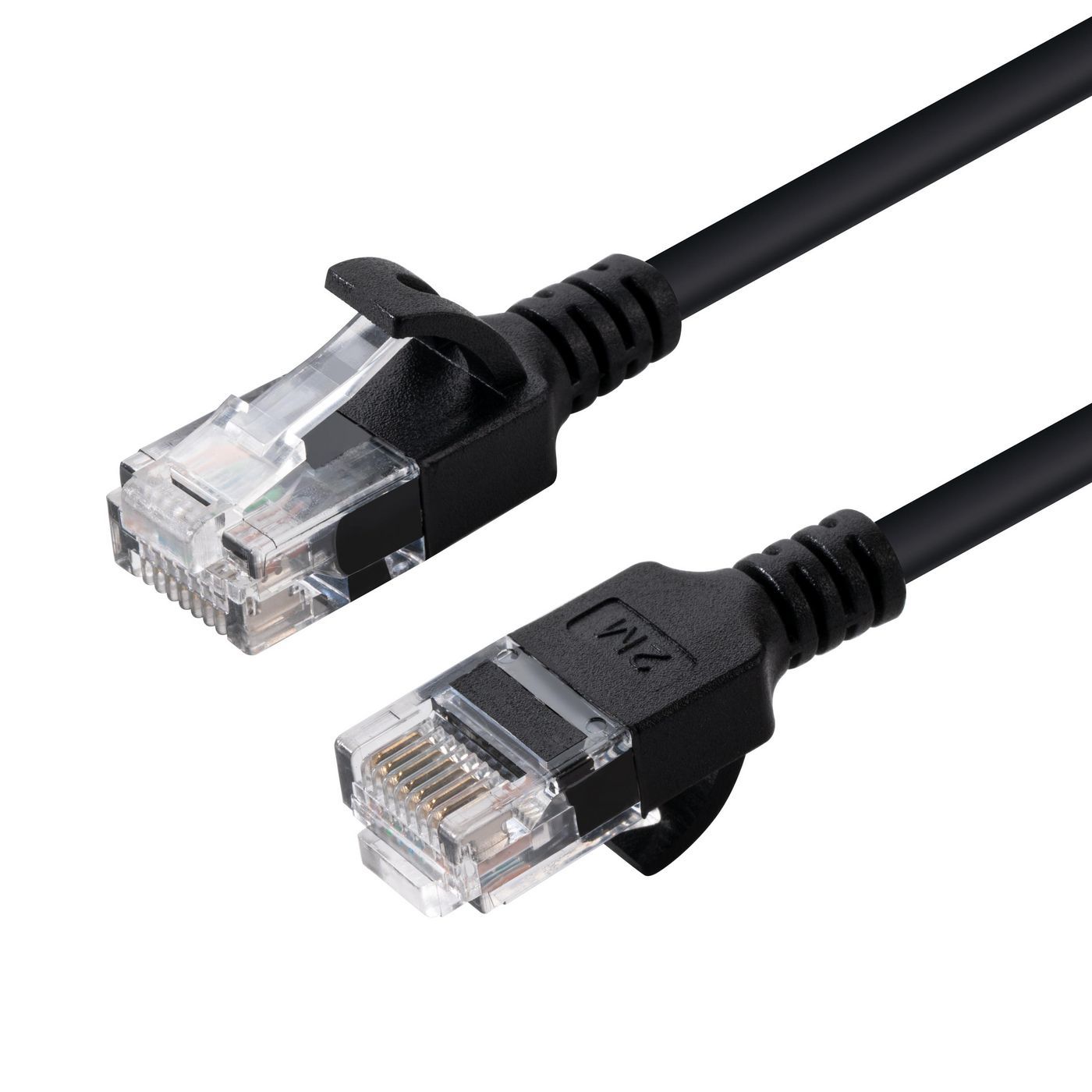 Microconnect V-UTP601S-SLIM netwerkkabel Zwart 1 m Cat6 U/UTP (UTP)