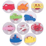 READY 2 LEARN Gigantische stempels, transportvoertuigen, set 1, set van 10