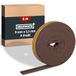 HELPMATE P-profiel afdichtstrip 9 x 5,5 mm – 6 m – Bruine, zelfklevende raam- en deurafdichting