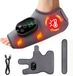 Appareil de massage des pieds 4-en-1, appareil de massage des pieds électrique avec 3 modes et 6 niveaux de chaleur, appareils de massage de la cheville sans fil faciles à transporter avec une batterie de 3000 mAh, convient à la cheville et au talon