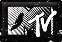 Mtv Metalen Bord 20x30 cm MTV Moonman - Logo Universe