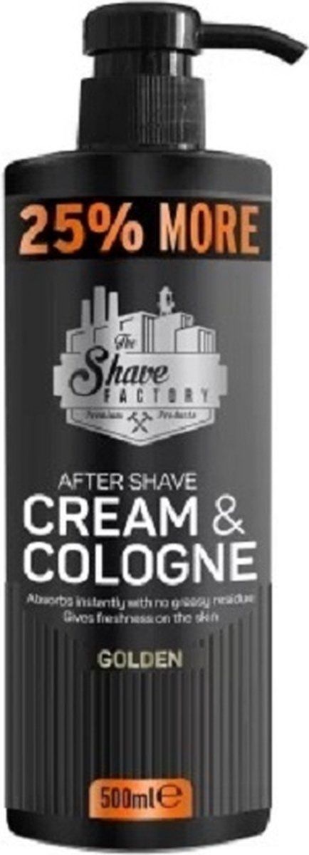 The Shave Factory BARBER Cream Cologne GOLDEN - 500 ml