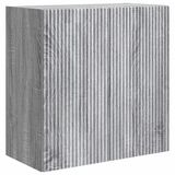 vidaXL Wandkast 59 x 31 x 60 cm Bewerkt hout Grijs Sonoma