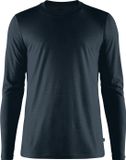 FJALLRAVEN Fjällräven Abisko Wool LS Men - Shirt - Lange Mouwen - Blauw - Maat XXL