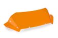 Puig 22107T High-Road Sport Windscherm - Aerodynamische bescherming en sportief ontwerp voor Harley Davidson Road Glide FLTRX 2024, oranje