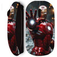 Iron Man Avengers Attack Zwarte Draadloze Muis Maniacase