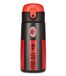 Seven Milan thermosfles, zwart, temperatuurbehoud tot 24 uur, drinkfles voor kleuterschool, basisschool en vrije tijd, kinderen, voetbal, Zwart, modern