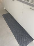 JYG Vloerkleed Stripe - Keukenloper - Keukenmat - Anti Slip - 50x650 cm - Grijs