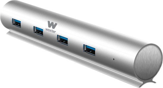 Woxter Hub 73 USB 3.2 Gen 1 (3.1 Gen 1) Type-A - Zilver