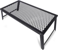 Merkloos Opvouwbare kampvuurgrill Heavy Duty - Koken boven open vuur - Camping accessoires barbecue - Picknick wandelen