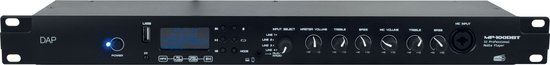 DAP MP-100DBT Lecteur multimédia professionnel avec DAB+, Bluetooth et USB