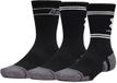 Under Armour Chaussettes Performance Tech Novelty Crews 3 Paires EU 36-42 Unisexe Noir/Blanc