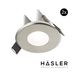 Hasler Häsler Ferrara Inbouwspot Incl. Fase Aansnijding Dimbaar 6,8 cm 4 Watt Helder Wit RVS Set 2x