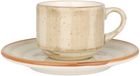 Bonna Aura Terrain - Tasse à expresso & soucoupe - 80 cc - Porcelaine - set de 6