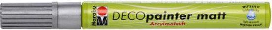 Marabu Deco painter 3-4 mm - Zilver