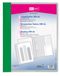 VELOFLEX 4741040 - snelhechter VELOFORM, 1 stuk, DIN A4, groen, PVC, glashelder voordeksel, geschikt voor brochurehoezen