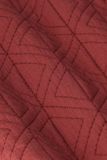 Sissy-Boy Donkerrode kimono met doorgestikt patroon