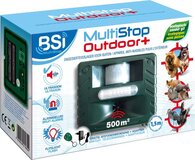 BSI Multistop Outdoor Plus - Dierenverjager - Ultrasoon + Flitslicht + Alarm - 500 m² Bereik