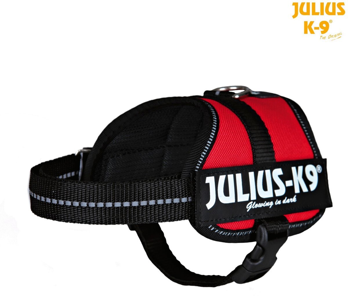 JULIUS K9 IDC Powertuig/Harnas - Baby 2/33-45cm - XXS - Rood