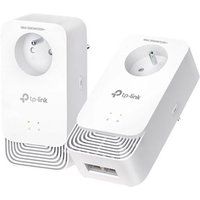 TP-Link Set van 2 PLC-adapters PG2405P V1 Gigabit Wit en Grijs