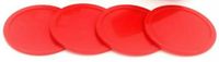 Merkloos Airhockey Pucks 50mm - Rood - 4 Stuks