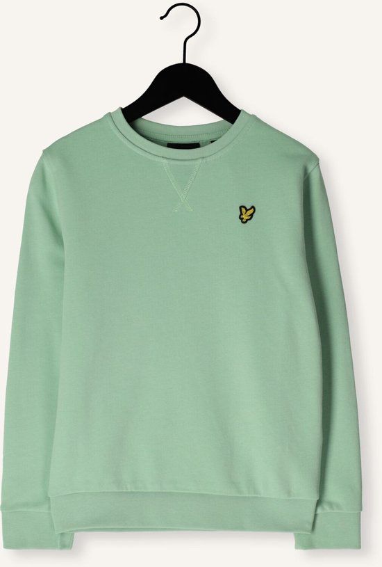 Lyle & Scott Crew Neck Sweatshirt Boys Truien & Vesten Jongens - Sweater - Hoodie - Vest- Mint - Maat 170/176